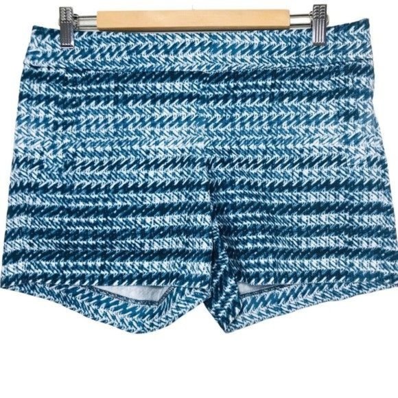 J CREW Abstract Print Shorts Size 8 - Picture 1 of 8